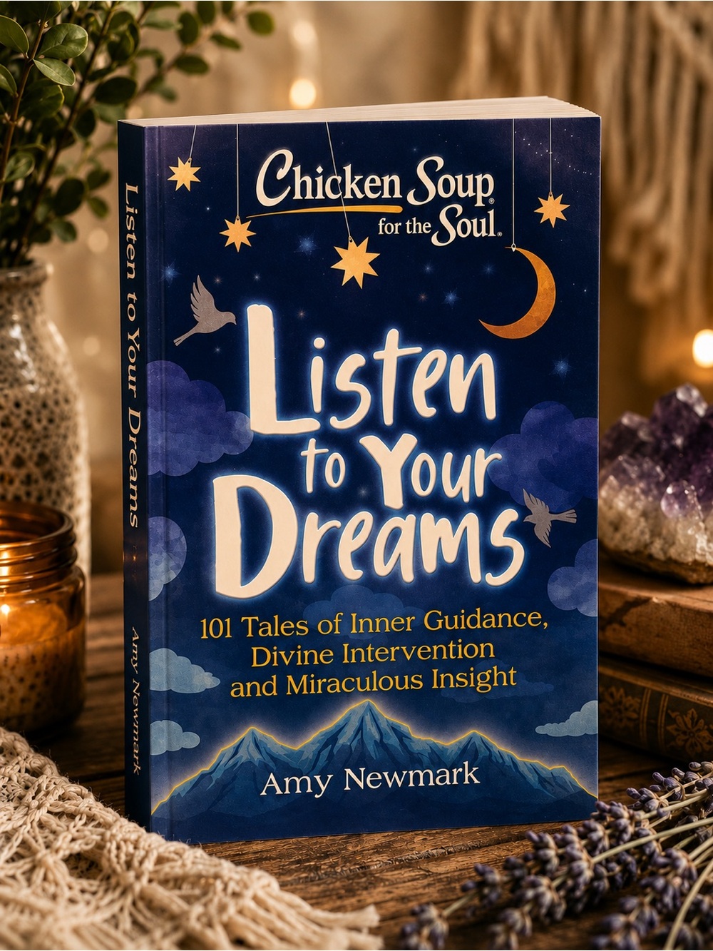 Chicken Soup Listen to Your Dreams Book by Amy Newmark Blue